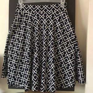 Woman’s blue and white skirt, like new.